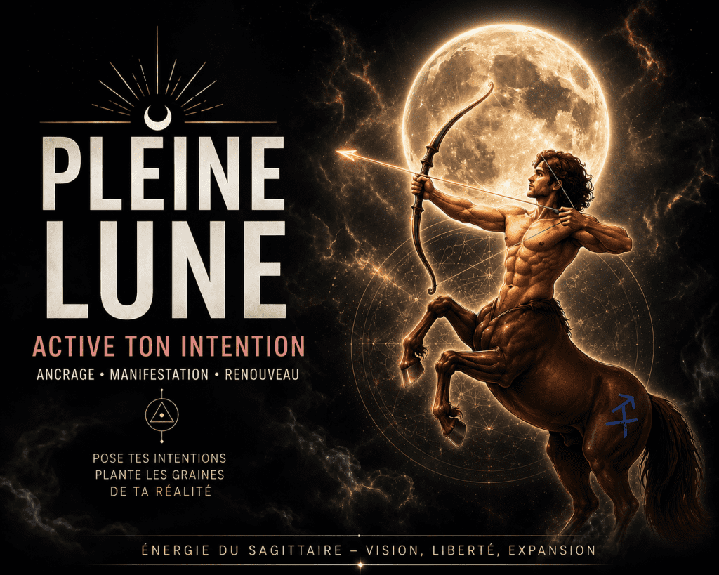 PLEINE LUNE EN SAGITTAIRE DU 31 MAI 2026