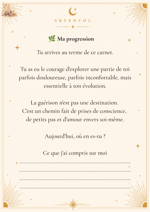  Guérir la blessure de L'Abandon