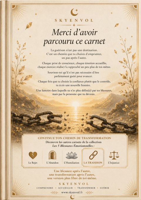 Guérir la blessure de la trahison