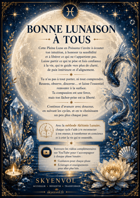 « Écoute ton intuition et ose laisser partir ce qui ne t’appartient plus »
